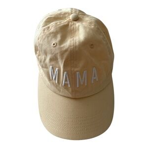 Yellow MAMA Hat |‎ Rey To Z | 100% Cotton | OS